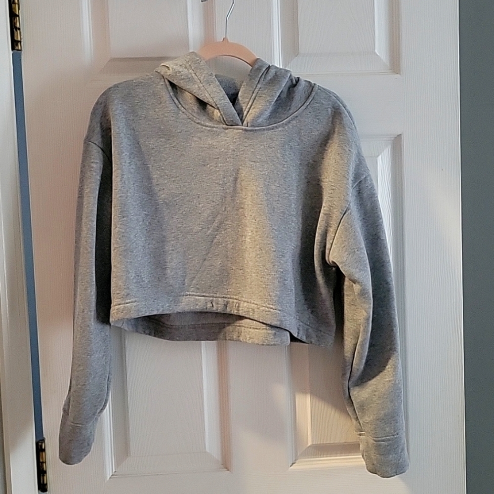 A gray sweater